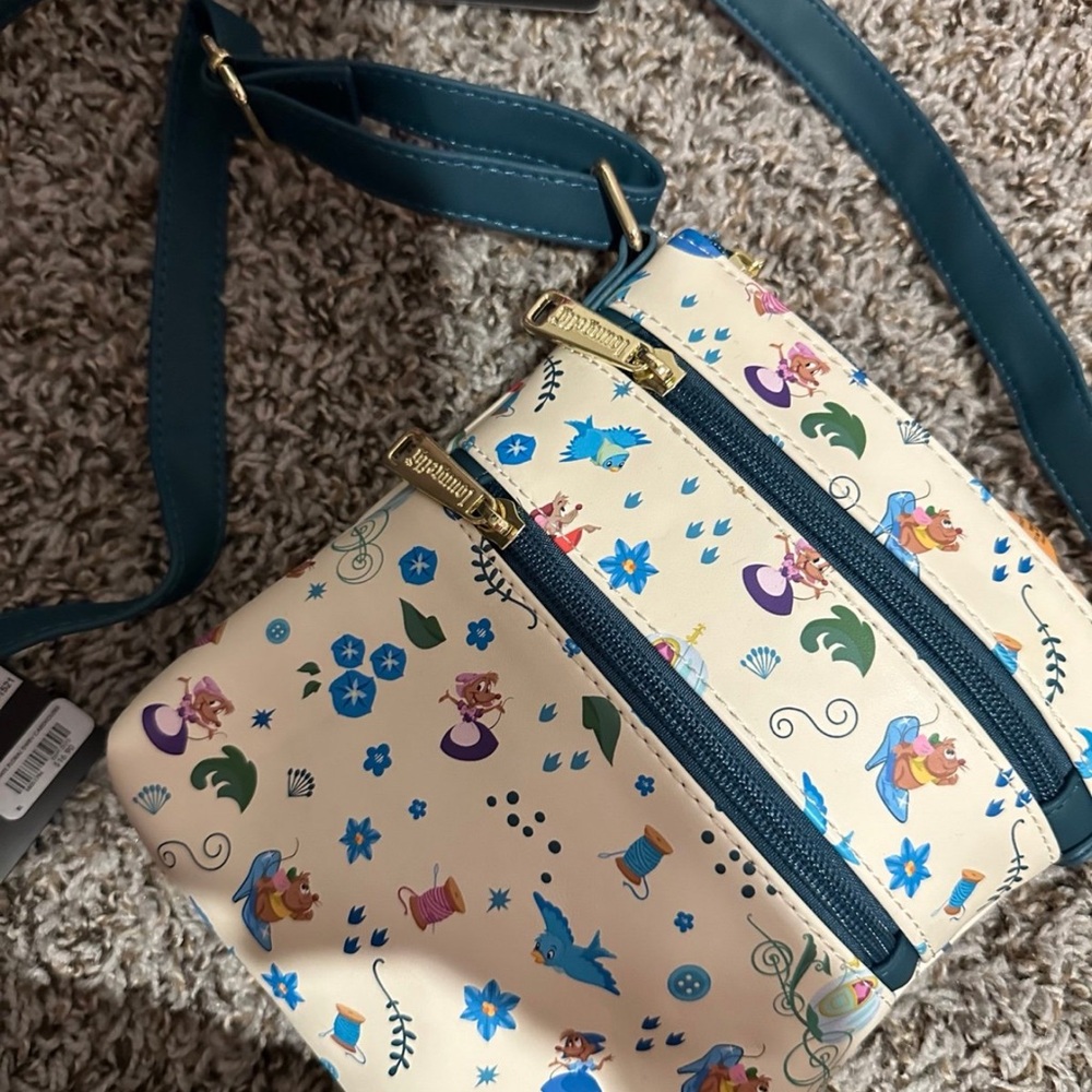 Disney Crossbody Bag with Fairy Tale Print